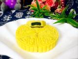 黑芝麻馅绿豆糕