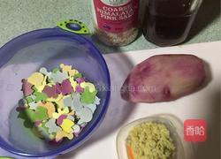 土豆牛肉松卡通面的做法图解1