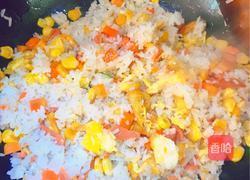 火龙果炒饭的做法图解8