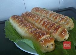毛毛虫豆沙包（手揉版）的做法图解1