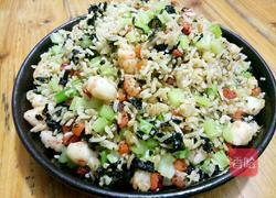 紫菜炒饭的做法图解7
