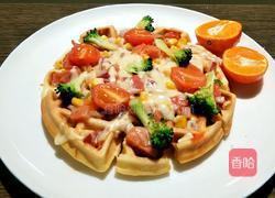 华夫饼披萨微波炉版的做法图解5