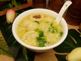 生菜鱼丸粥