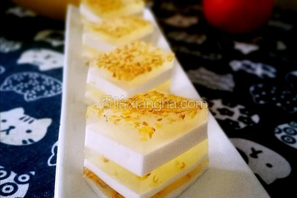 椰汁桂花糕的做法 菜谱 香哈网