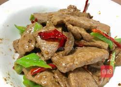 小炒猪肝的做法图解5