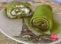 抹茶毛巾卷蛋糕的做法图解8