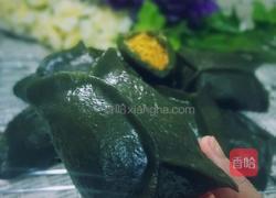 茼蒿蛋黄肉松团的做法图解22