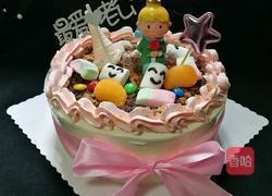 小王子情景生日蛋糕的做法图解13