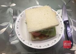 自制三明治的做法图解13