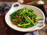 蒜苔炒肉