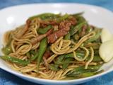 豆角肉丝焖面