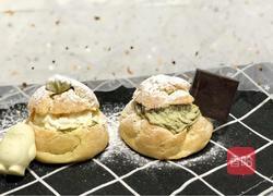 抹茶奶油泡芙的做法图解24