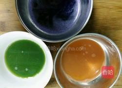 彩色馄炖的做法图解1