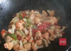 兰州西红柿炒菜花的做法图解6