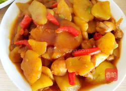 土豆烧鸡肉的做法图解3