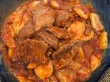 辣白菜牛肉年糕