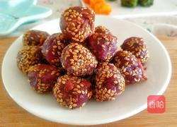 香甜紫薯球（18个月宝宝辅食）的做法图解14