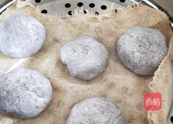 黑米面绿豆沙馒头的做法图解7