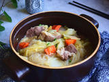 白菜羊肉粉丝煲