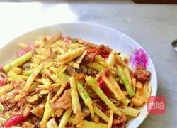 野笋子炒肉的做法图解3