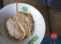 鸡肉针菇青辣椒面的做法图解5