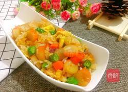 蟹肉棒蛋炒饭的做法图解9
