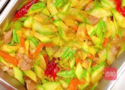 西葫芦炒肉的做法图解3