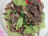 青椒炒鸭胗