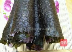 黑米肉松寿司的做法图解5
