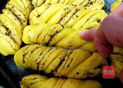 椒盐黑芝麻南瓜煎卷的做法图解19