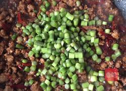 蒜苔炒肉末，饼夹标配的做法图解4