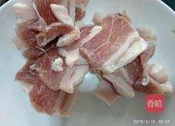 干香菇炒五花肉的做法图解2