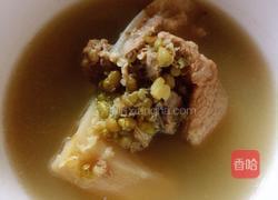 莲藕绿豆排骨汤的做法图解7