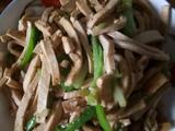 青椒炒豆腐干