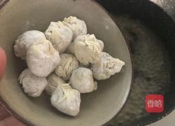 快手早餐，鸡丝紫菜小云吞的做法图解4