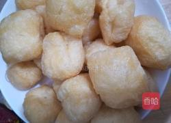 油豆腐炒肉末的做法图解1