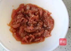 青椒肉丝鲜虾面的做法图解2