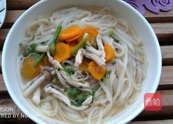 鸡丝蔬菜营养面的做法图解9
