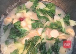 上汤奶白菜的做法图解3