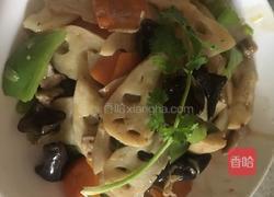 莲藕木耳炒肉的做法图解11