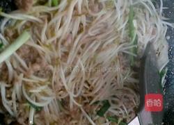 豆芽炒肉末的做法图解10