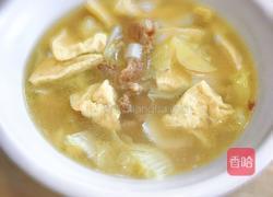 肉片白菜豆腐泡汤 的做法图解12