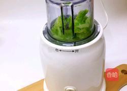 白菜泥米粉糊的做法图解4