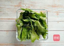 凉拌芹叶的做法图解2