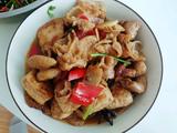 豆腐烧肥肠