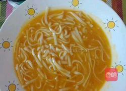 辅食南瓜汤长面的做法图解6