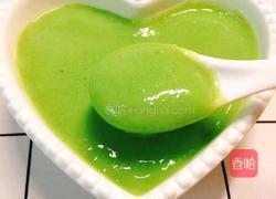 小白菜小米糊的做法图解1
