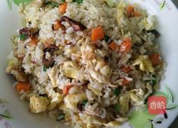 胡萝卜香菇蛋炒饭的做法图解10