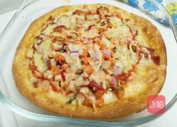 培根鸡肉披萨的做法图解10