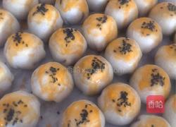 迷你蛋黄酥的做法图解3